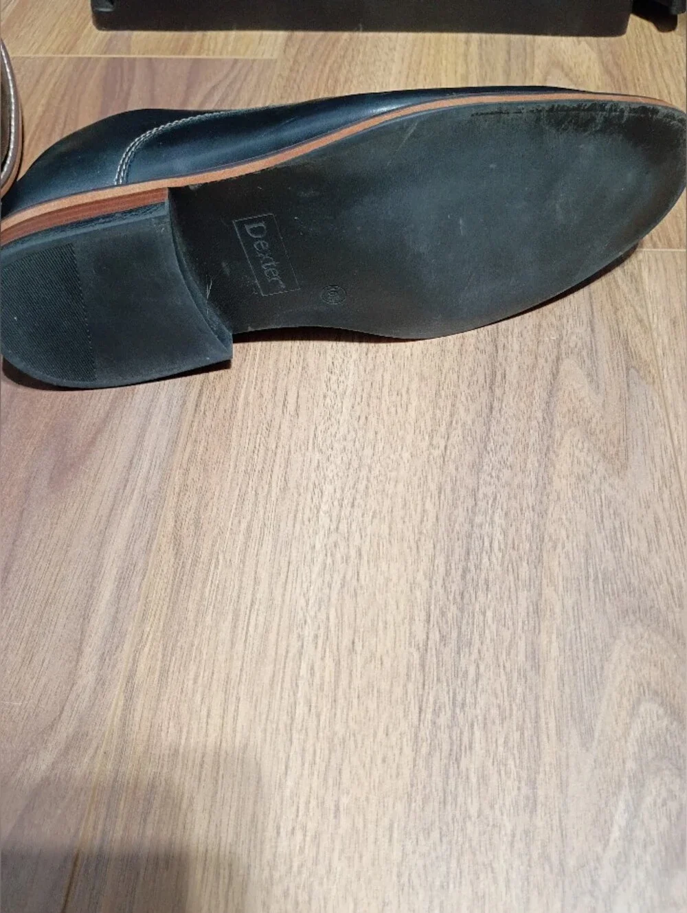 Men's Black Slip-On Dress Shoes